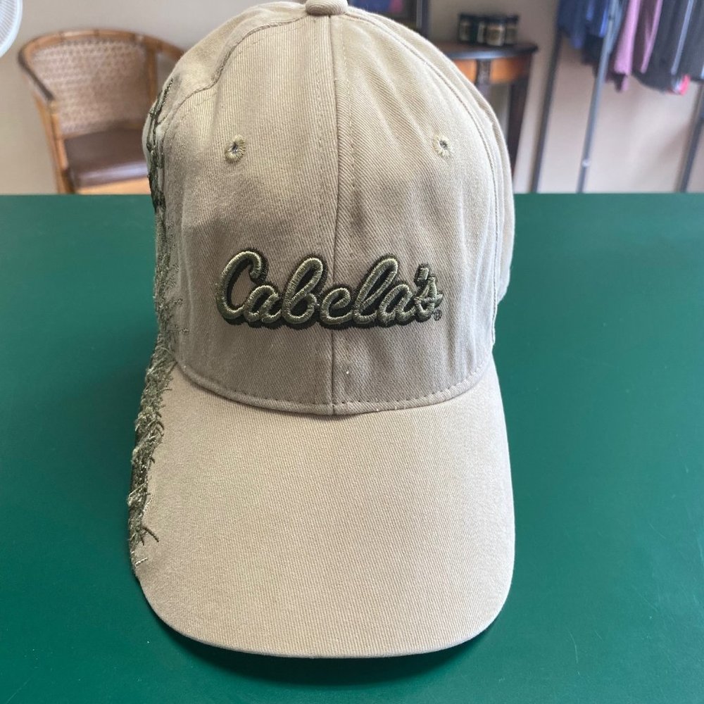 Tan Cabelas Wildlife Series Dri-Duck Traders Fishing Hunting Adjustable Size Hat